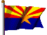 Free Animated State Flag for the State of Arizona