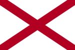 Free 150x100 JPG State Flag for State of Alabama