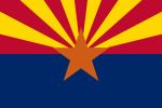 Free 150x100 JPG State Flag for State of Arizona