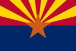 Free 150x100 JPG State Flag for State of Arizona