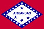 Free 150x100 JPG State Flag for State of Arkansas