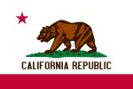 Free 150x100 JPG State Flag for State of California