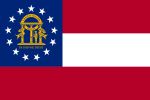 Free 150x100 JPG State Flag for State of Georgia