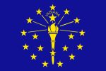 Free 150x100 JPG State Flag for State of Indiana