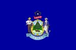 Free 150x100 JPG State Flag for State of Maine