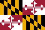 Free 150x100 JPG State Flag for State of Maryland