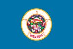 Free 150x100 JPG State Flag for State of Minnesota