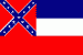 Free 75x50 GIF State Flag for State of Mississippi