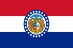 Free 150x100 JPG State Flag for State of Missouri