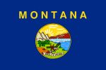 Free 150x100 JPG State Flag for State of Montana
