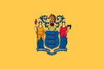 Free 150x100 JPG State Flag for State of New Jersey