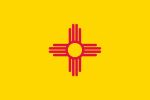 Free 150x100 JPG State Flag for State of New Mexico