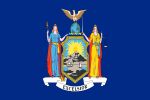 Free 150x100 JPG State Flag for State of New York