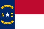 Free 150x100 JPG State Flag for State of North Carolina