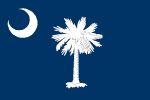 Free 150x100 JPG State Flag for State of South Carolina