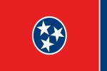 Free 150x100 JPG State Flag for State of Tennessee