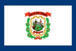 Free 150x100 JPG State Flag for State of West Virginia
