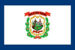 Free 150x100 JPG State Flag for State of West Virginia