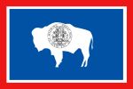 Free 150x100 JPG State Flag for State of Wyoming
