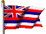 Free Animated State Flag for the State of Hawaii