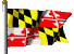 Free Animated State Flag for the State of Maryland