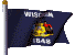 FREE Animated USA State Flag for State of Wisconsin USA Free Animated State Flag for the State of Wisconsin